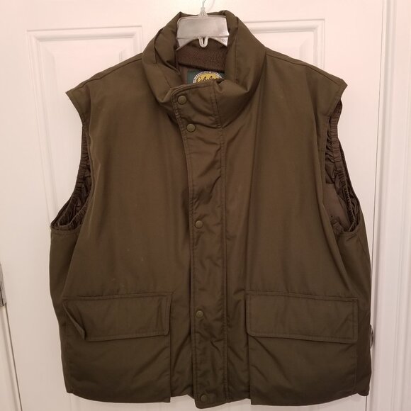 Cabela's Premier Northern Goose Down Puffer Vest Mens Size: XL Olive Drab - Picture 3 of 8